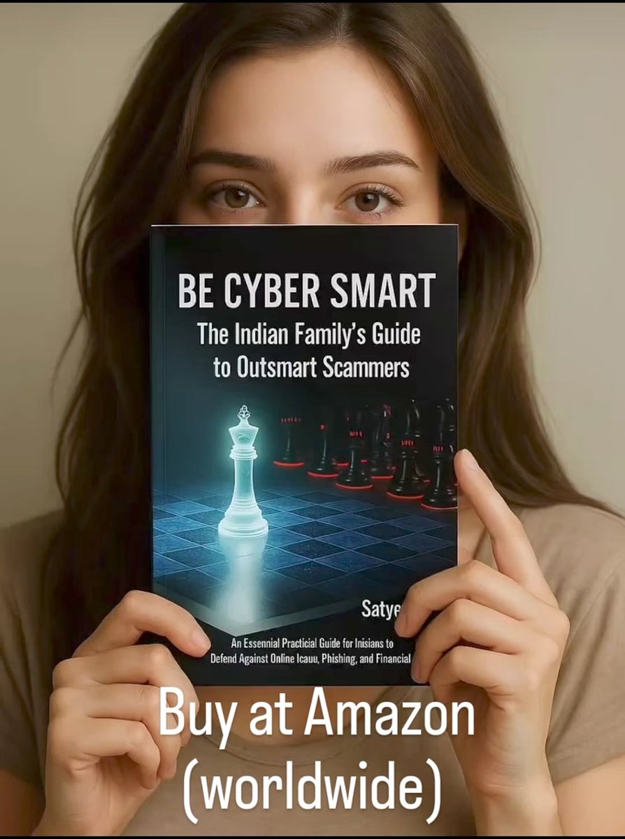 #DelhiRains se to fir bhi bach jaoge but save yourself and your family from Cyber scams too... Get this at Amazon. 
amzn.in/d/6tnQOZ1

#BECYBERSMARTIndia