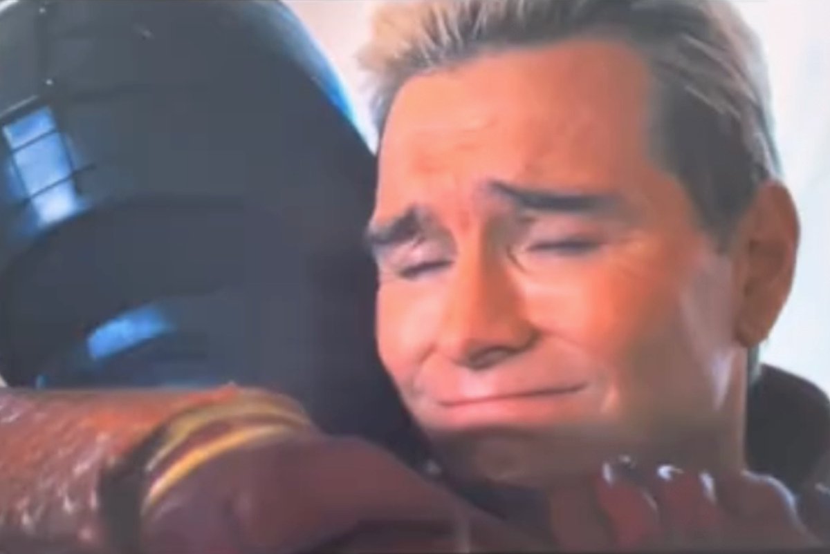 i will never be over this. this is the first time we see homelander have actual regret for his actions, more so than when he killed madelyn. he truly loved black noir in his own way and trusted him more than anyone. he could let his guard down. he could just be john for a while.