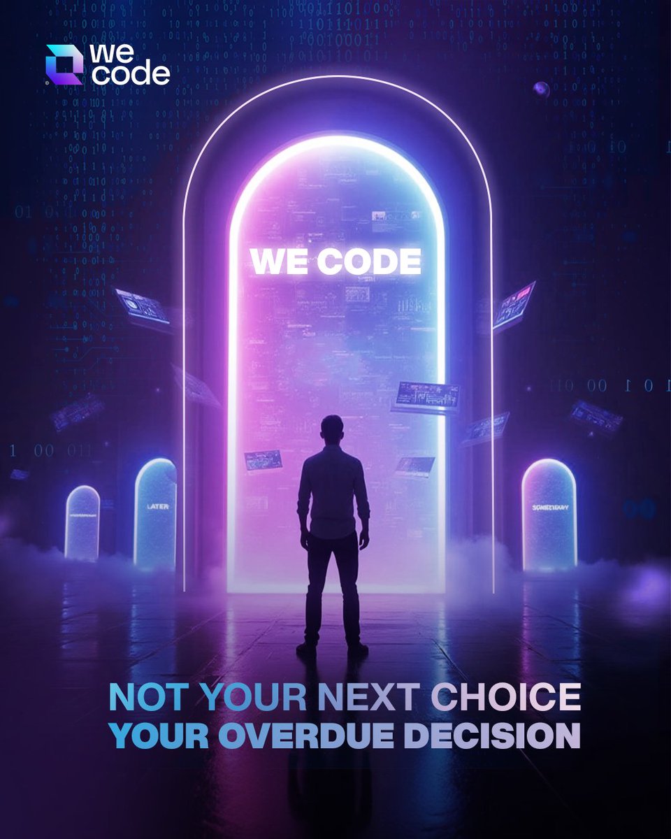 wecode_ai's tweet image. One day, you'll realize that you needed We Code a long time ago But there's no time for regret.
You still have a chance to build a website that sells, content that inspires.
The real difference isn't when you started
It's how long you stayed still.
Don't overthink it… Start now.
