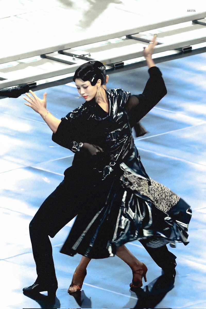 every about dancesports xiaoting is art omygod look at that stare