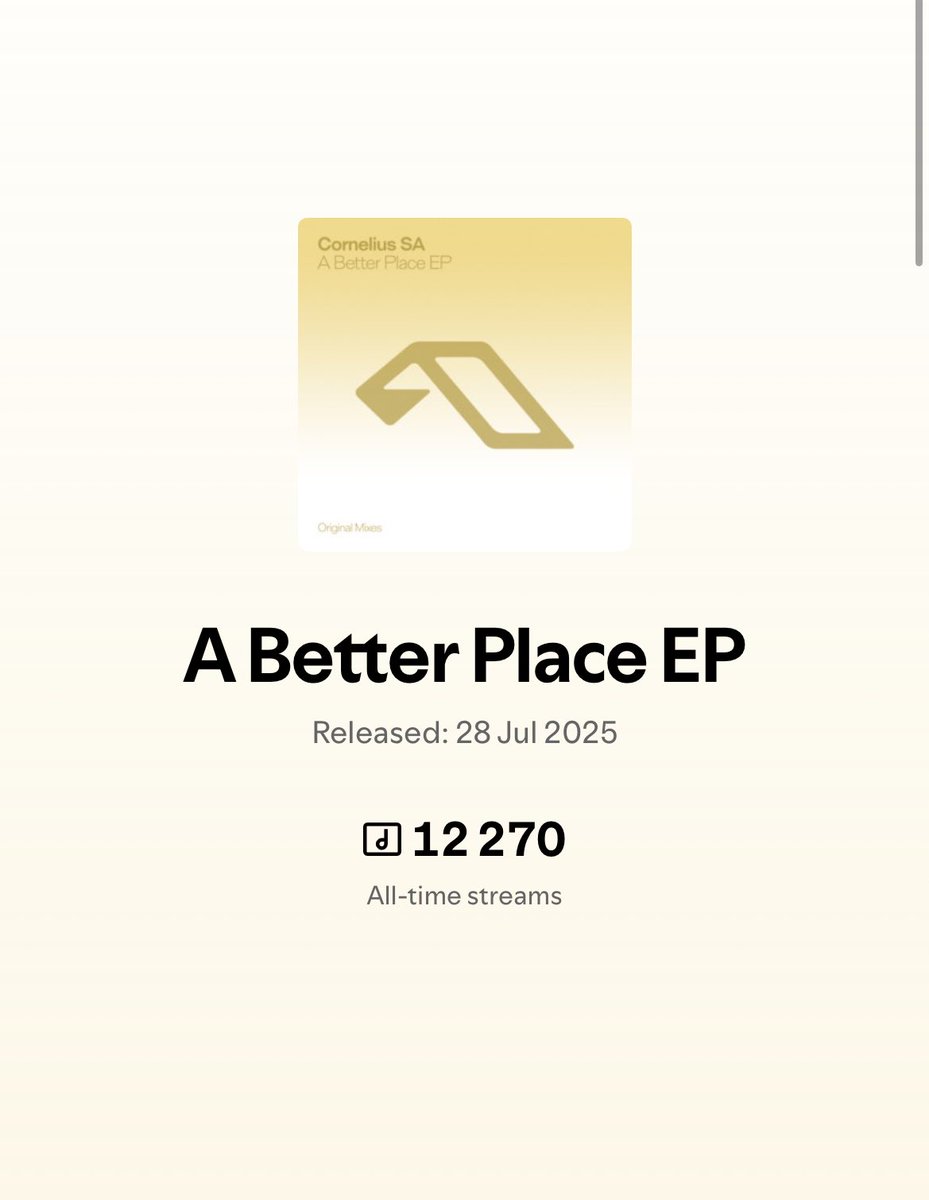 10k+ streams in the first month for my Ambient EP “A Better Place”.

“Rambe” follows this month.

Pre-Save; hypeddit.com/lush038