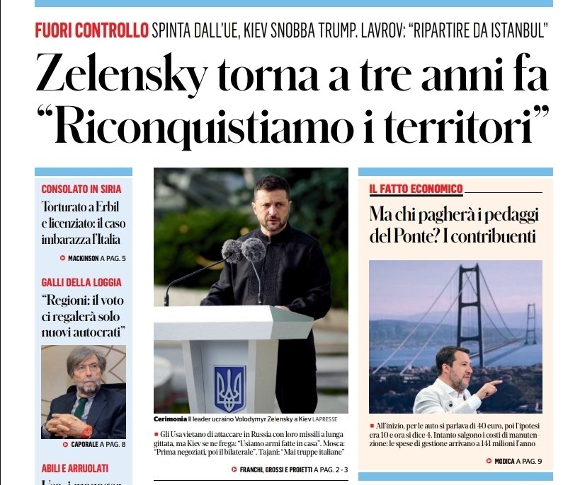 E pure stavolta il tossico dice "abbiamo scherzato"