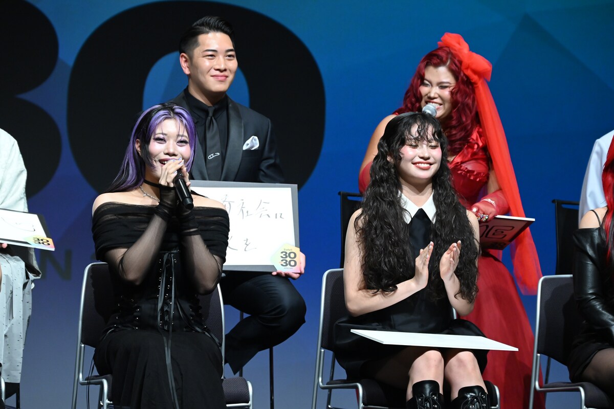 natalie_mu's tweet image. ◤イベントレポート◢
HANA、振付師JESSICAらが登壇💐

Forbes JAPAN「世界を変える30歳未満」
受賞者発表セレモニー🏆（写真35枚）
natalie.mu/music/news/637…

NAOKOが恩師・JESSICAへ感謝
「アーティストとしても人としても
今の私を作ってくださった」

#u30fj