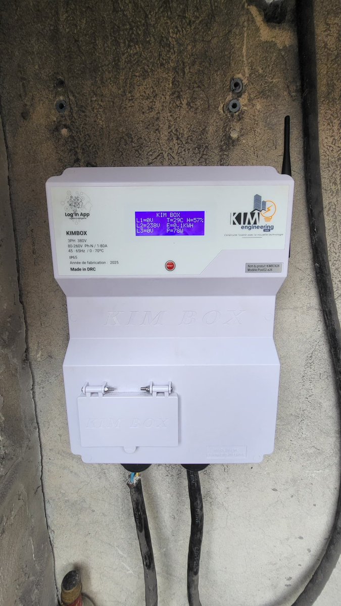 24.08.2025 | N’sélé
Début des installations de la Logette intelligente au près de nos clients.

La toute première Logette Intelligente au Monde inventée par UNE INGÉNIEURE de l’ISTA🇨🇩
<a href="/Presidence_RDC/">Présidence RDC 🇨🇩</a> <a href="/DeniseNyakeru/">Denise NYAKERU TSHISEKEDI</a> <a href="/Forbes_Afrique/">Forbes Afrique</a> <a href="/Forbes/">Forbes</a> <a href="/4womeninscience/">For Women in Science</a> <a href="/TopCongo/">TOP CONGO FM</a> <a href="/MakutanoForum/">Makutano Network</a>