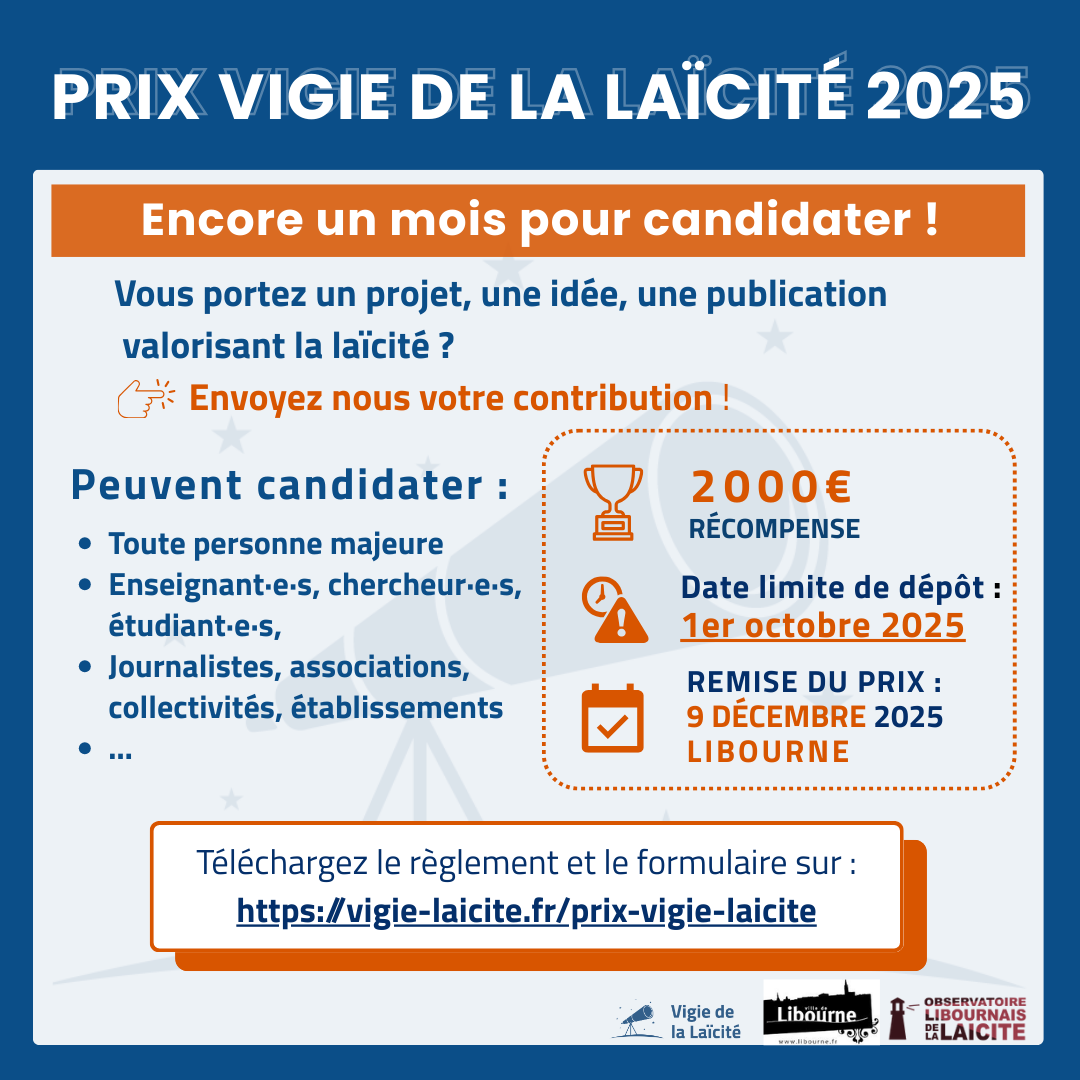 Vigie de la Laïcité tweet media