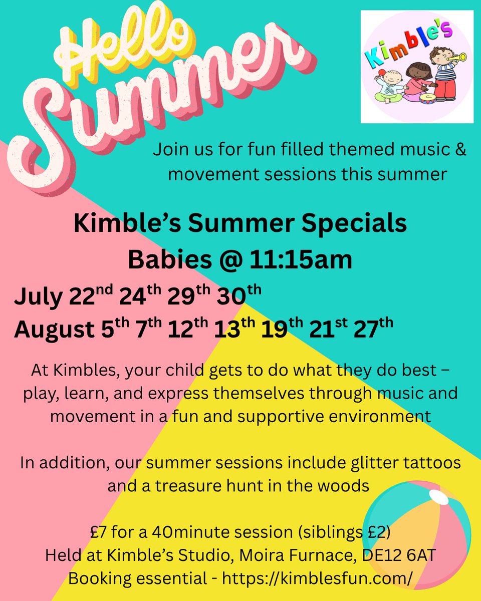 KimblesFun's tweet image. Let's go out with a bang on our final week of Summer Specials
Visit the Kimble's Shop - kimblesfun.com/product-catego… then search for the age group you need
#summer #musicandmovement #kimble's #children