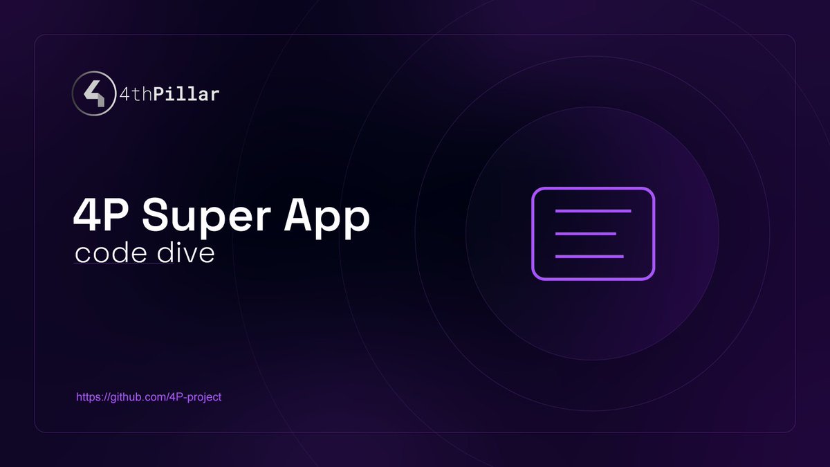 4P Super dApp ✉️ 💬 tweet media