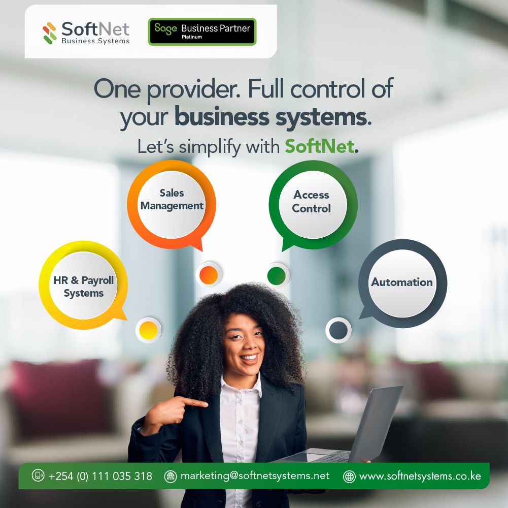 softnetbiz's tweet image. 📊 One provider. Full control of your business systems. Let’s simplify with SoftNet.

📞 Call: +254 (0) 111 035 318
📧 Email: Marketing@Softnetsystems.net

#BusinessAutomation #360Solutions #SmartEnterprise Mike Sonko #DAY6 The Sha