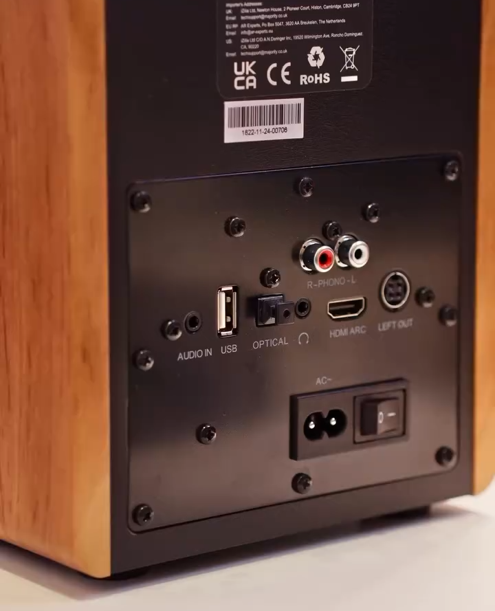 Big sound. Bold design. 🎶✨
The #MajorityD100 makes your music look as good as it sounds.

🔊 100W Power + Bluetooth
🎶 Xtra Bass + 3 Drivers
🪵 Solid Wood + Metal Cones
🎮 Gaming, Music &amp; Film Ready

#MajorityAudio #AudioForTheMasses