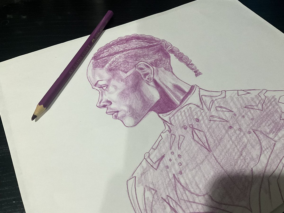 🐈‍⬛✨⚡️Burn the world ⚡️✨🐈‍⬛

Sketching ✍️

#shuri #BlackPanther #Marvel #letitiawrigth #portraits #pencilsketch #pinup #wip #manualart