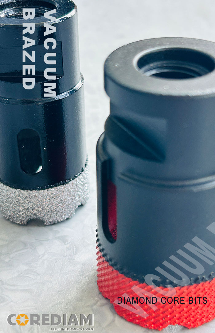 CorediamtoolsHQ's tweet image. Vacuum Brazed Core Bits – Precision Drilling 

Engineered with advanced vacuum brazing technology, these core bits deliver unmatched sharpness and durability for drilling through marble, granite, ceramic tiles, porcelain, and other hard materials.
#corebits #diamondtools #stone