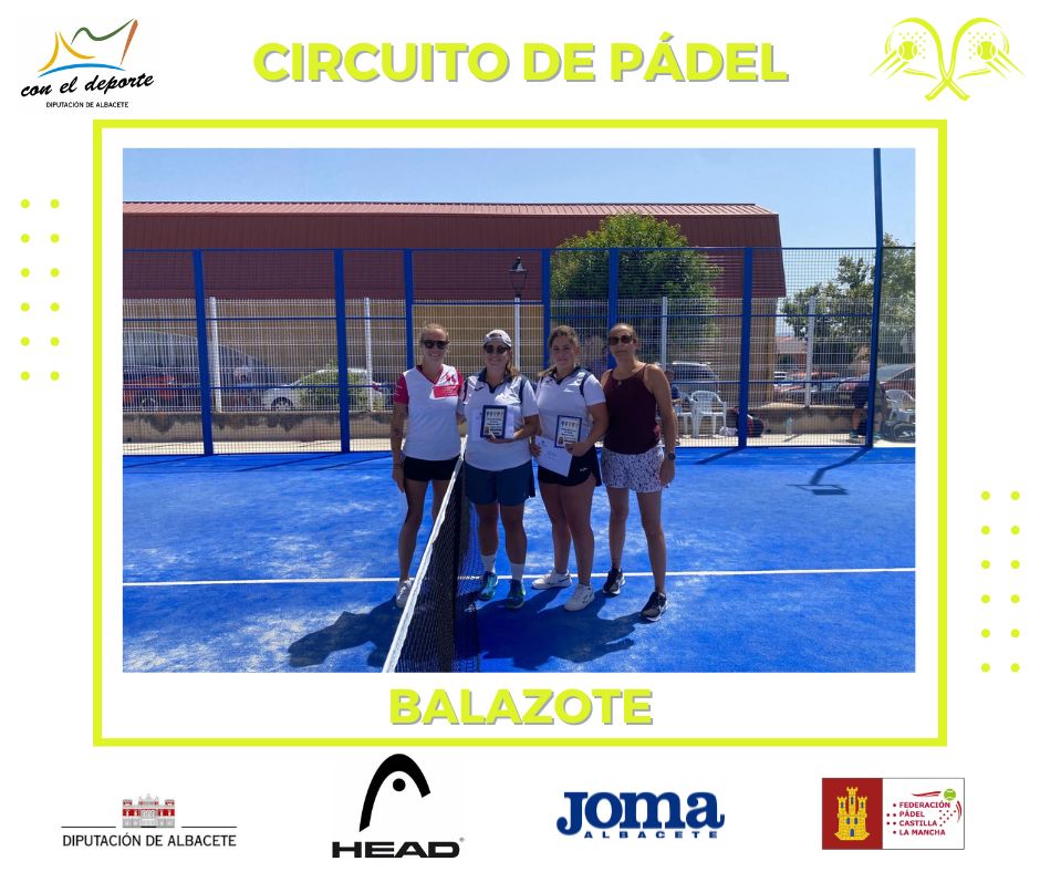🚩 #Pádel | Torneos de Verano Pádel Albacete 2025 | Jesús Navarro y Alejandro Martínez ganan en #Balazote. Lucía Felipe y María Sánchez vencen en la categoría femenina. Ambas parejas se clasifican para el Máster Final de Albacete.
 
¡La crónica! 👇
deportes.dipualba.es/Noticias/Ver/8…

<a href="/fpclm/">FED. PADEL CLM</a>