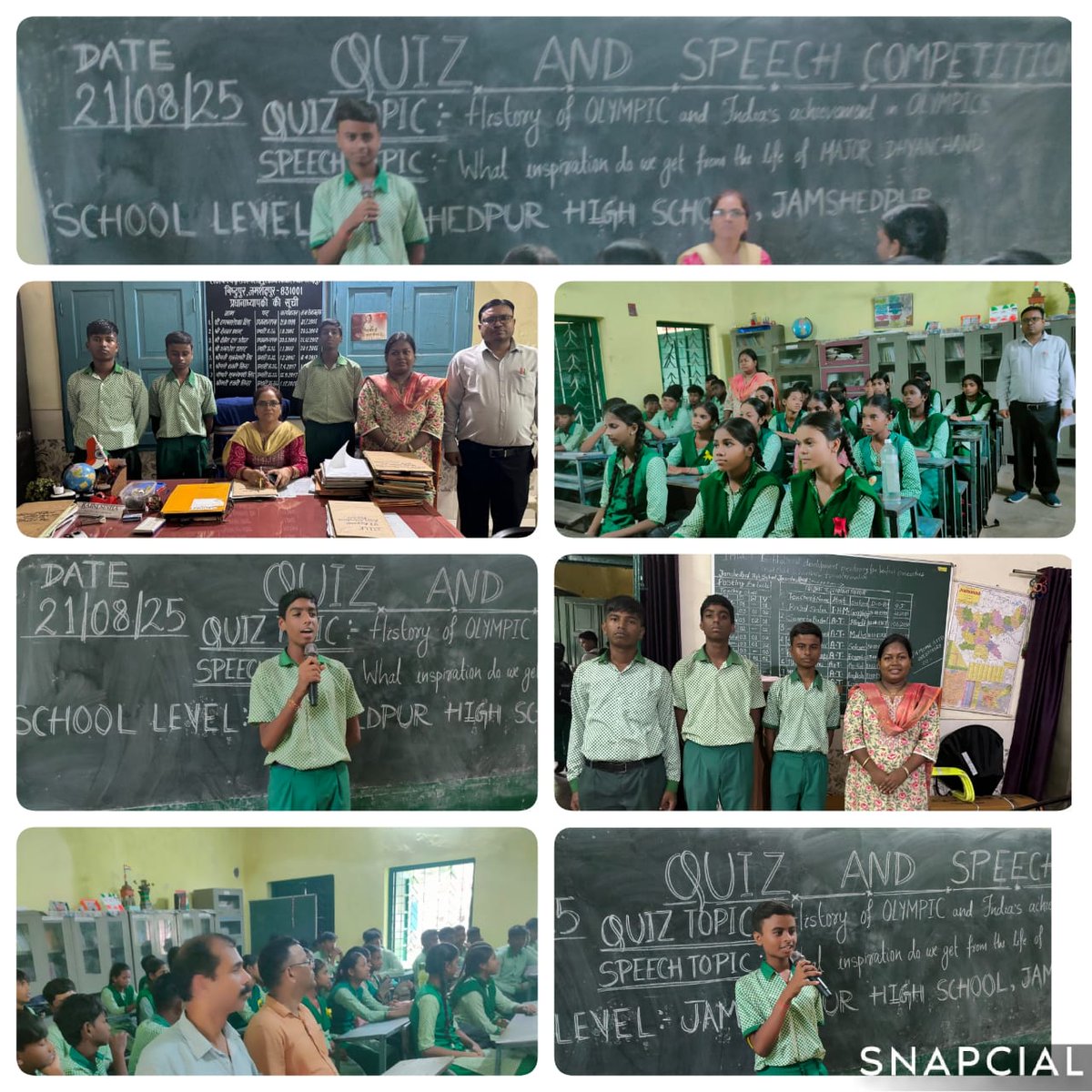 SAI_Kolkata's tweet photo. 🌟🏅 Olympic spirit lit up Jharkhand on National Sports Day!
Students embraced excellence ✨, friendship 🤝 &amp; respect 🙏 in the Olympic Values Competition — spreading unity, inspiration &amp; pride 🇮🇳🔥
#OlympicValues #JharkhandPride #JEPC #SportsDay2025 https://t.co/WAZVoCxTj3