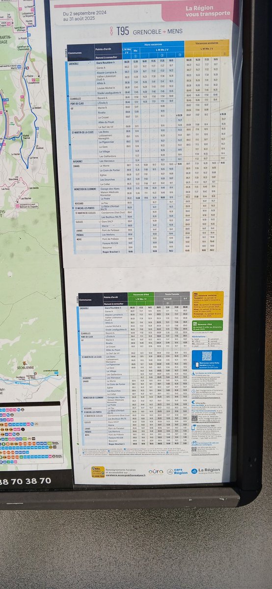 kevin_a38's tweet image. Bonjour @transportsmreso 
Les fiches horaires de la T95 ne devrait pas être présente a l&apos;arrêt La Valonne a l&apos;arret de la 25 direction du Gua..
La ligne n&apos;effectue pas d&apos;arrêt ici.