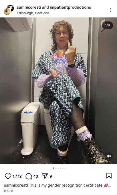 Nice to see a middle-class white boy winning the Edinburgh comedy award. Long overdue. 

Slight oversight on the potty training. But still.