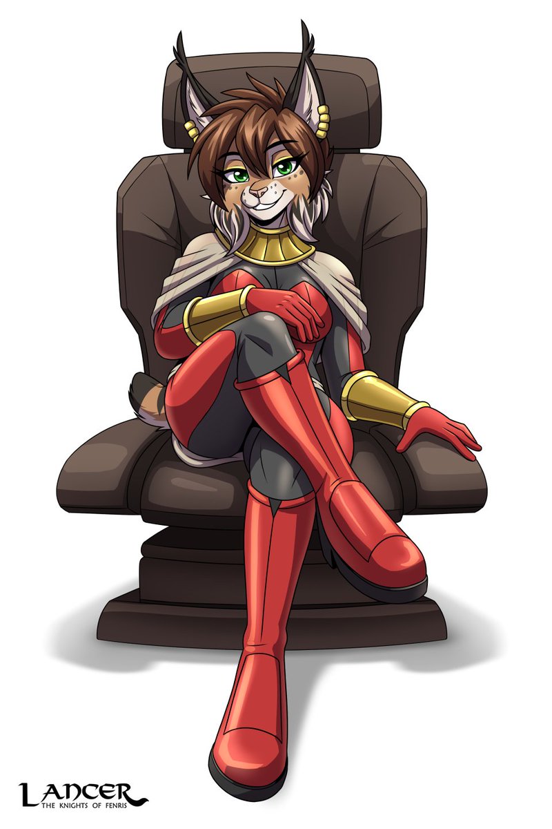 New art of Mika Fadeneir in an homage to a famous pinup of a certain fox who starred in a very famous sci-fi game series!