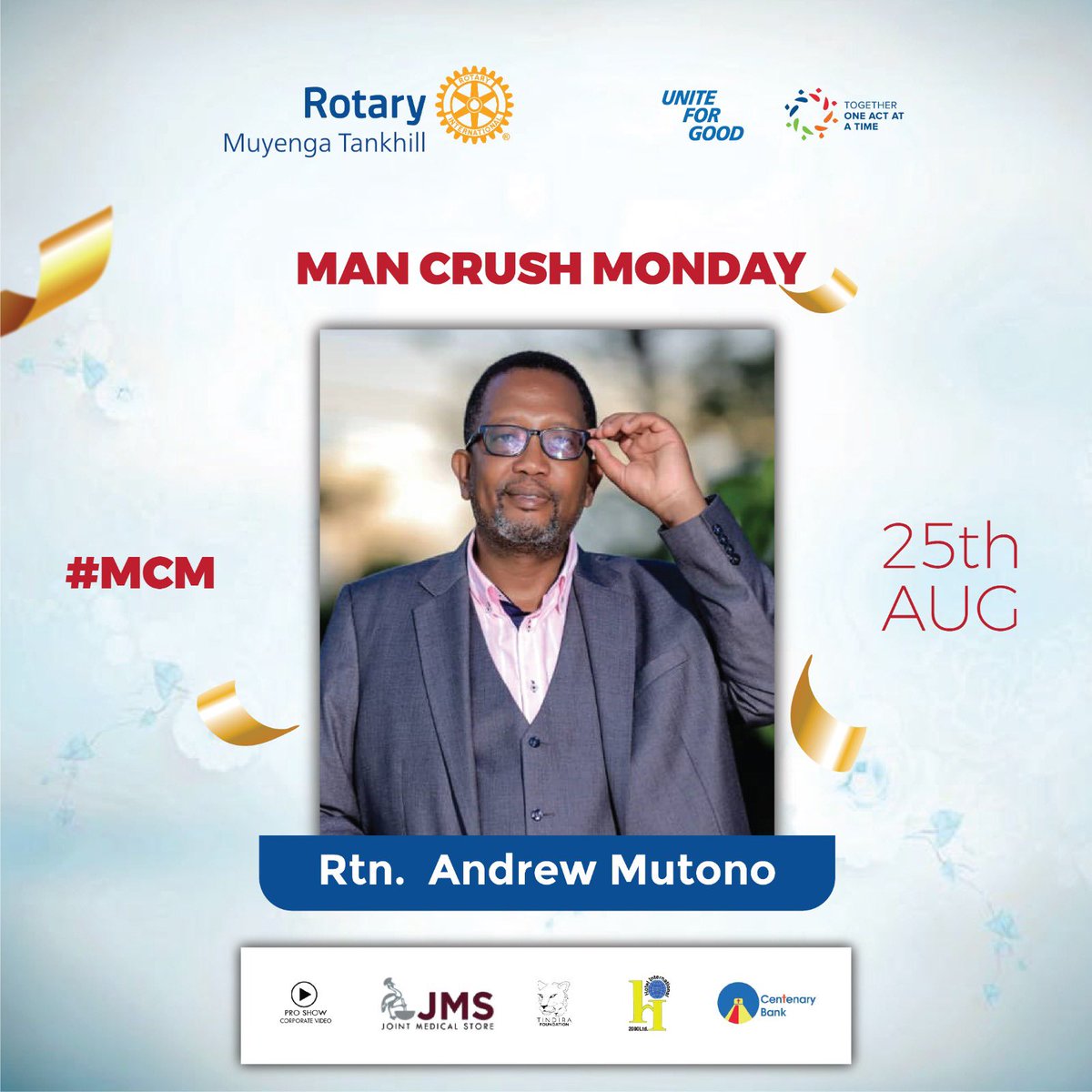 #MCM Spotlight: Rtn. Andrew 
From the Sapphire Buddy Group, Andrew is the man who gets it done! 

😄 Great sense of humor
🎯 Multi-tasker &amp; logistics pro
👀 Strong behind-the-scenes supporter
👨‍👩‍👧 Family man

We celebrate you for your service &amp; commitment! 

#Tankhillers