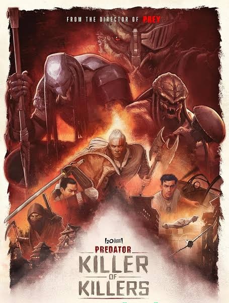 Predator: Killer of Killers 2025🔞
English (With Subs)
Action/Sci-fi
1h 30m

No Tamil Dub❌
OTT- Jio Hotstar📺

Highly Recommended 💯 🔥 
SPOILER ALERT ‼️
கதை சுருக்கம்:
வெவ்வேறு கால கட்டங்களில் நடக்கும் கதை. 
வருடம் 849 The Shield
வருடம் 1609 The Sword
வருடம் 1941 The Bullet