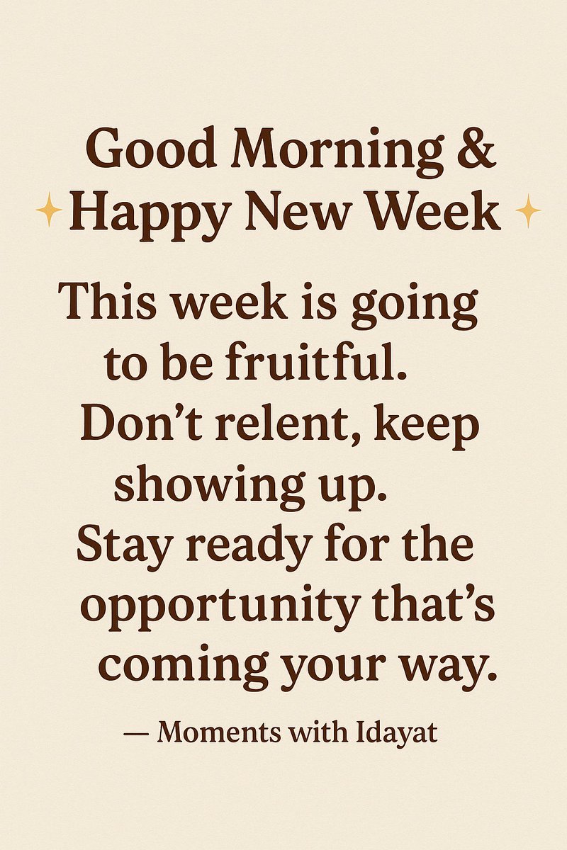 DeAce_Fabrics's tweet photo. #NewWeek
#positivity
#momentswithidayat
#healingspace https://t.co/KePjjgxVed