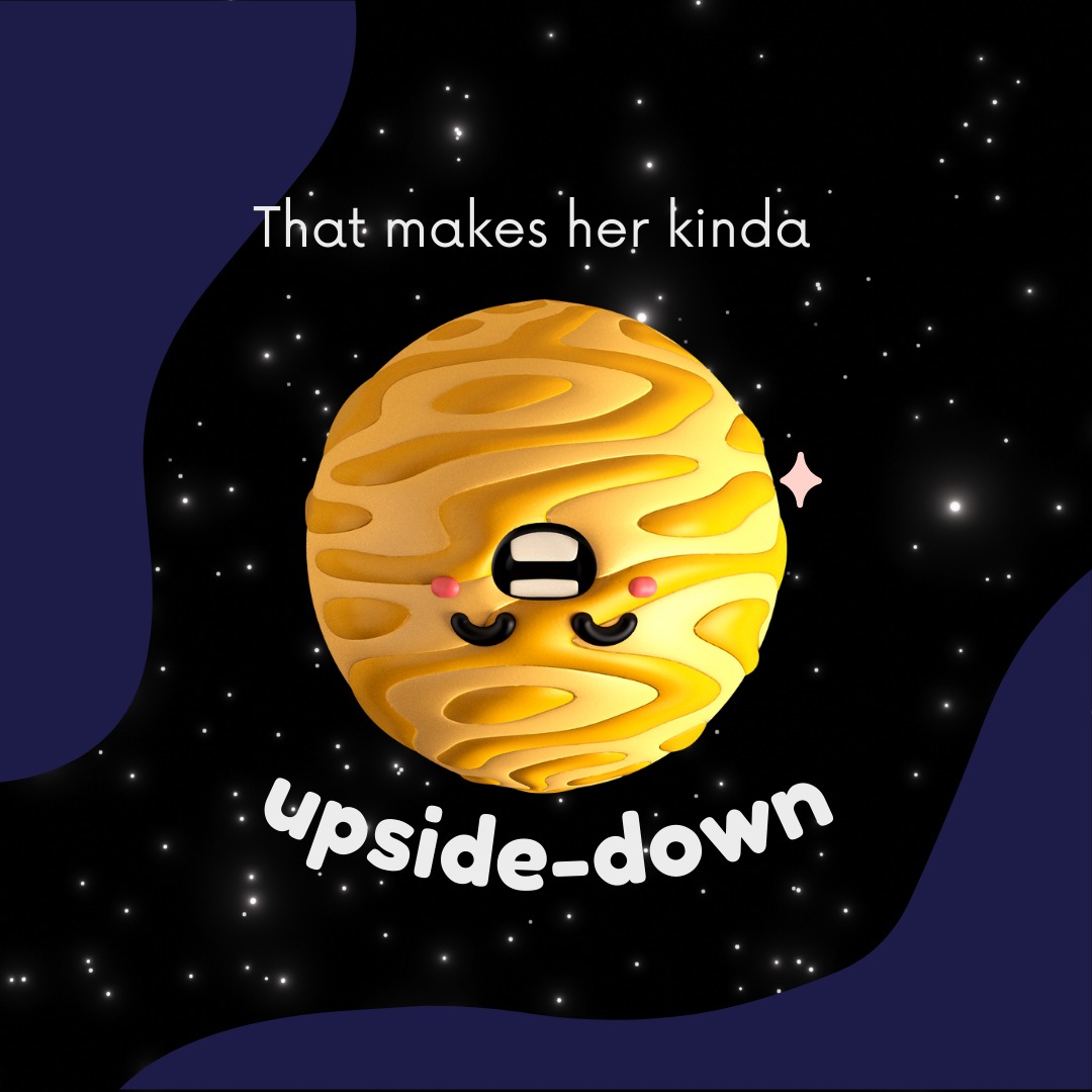 chatterchirps's tweet image. Did you know Venus spins the wrong way? 🌍➡️🙃 Discover more space secrets with Pluto’s guide – link in bio!
#SpaceSecrets #KidsBooks