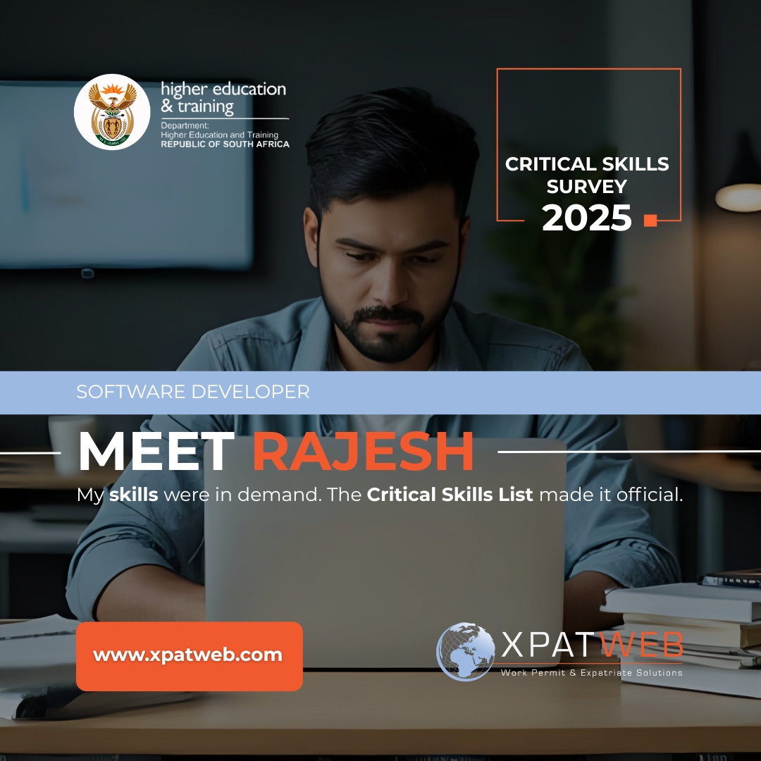 Rajesh, a senior software developer from India, joined a Cape Town health tech firm.
 
His visa was approved swiftly thanks to Software Developer being on the Critical Skills List.
 
Ensure global tech talent stays prioritised: bit.ly/45ppsaL 

#CriticalSkillsSurvey
