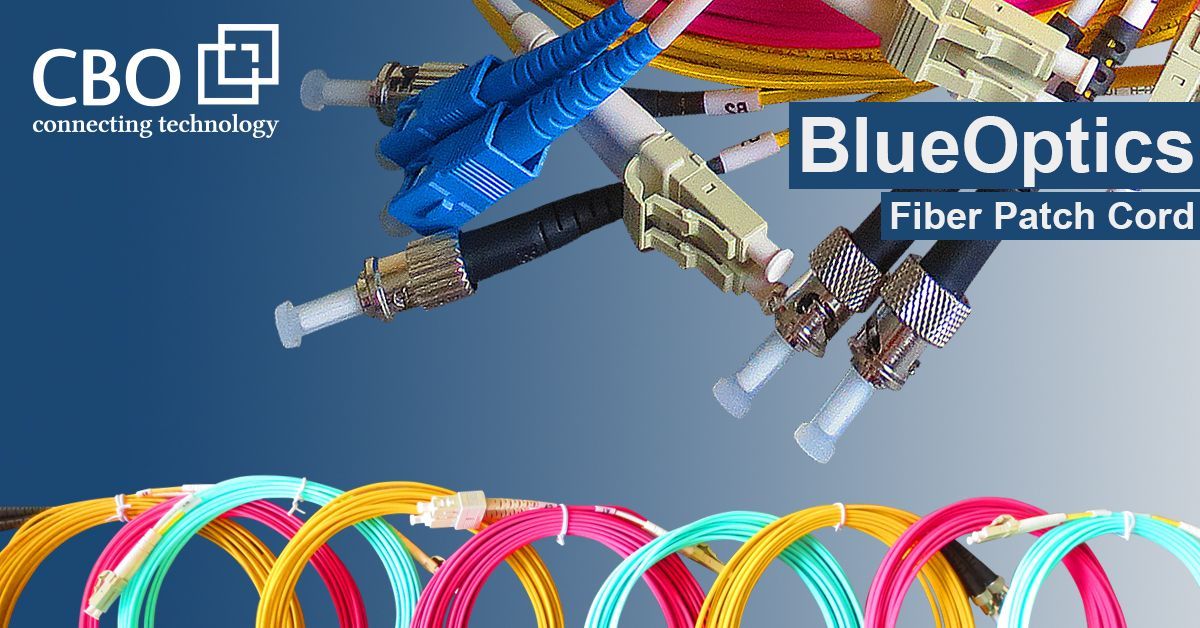 CBOGmbH's tweet image. Everything you need - now and here at CBO! Take a look at our #BlueOptics #FiberPatchCables #Singlemode and #Multimode and let us convince you. Click here for more information cbo-it.de/shop/fiber-opt…
