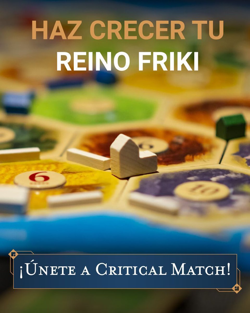 🛡️ Si ya tienes un club pequeño o una comunidad de juegos…

Es hora de dar el siguiente paso.

Con Critical Match puedes:
👑 Gestionar eventos, miembros, mesas y pagos desde una sola app
🎉 Crear actividades épicas
💥 40% de descuento si empiezas ahora

forms.gle/SLhHkr5axAFqy8…
