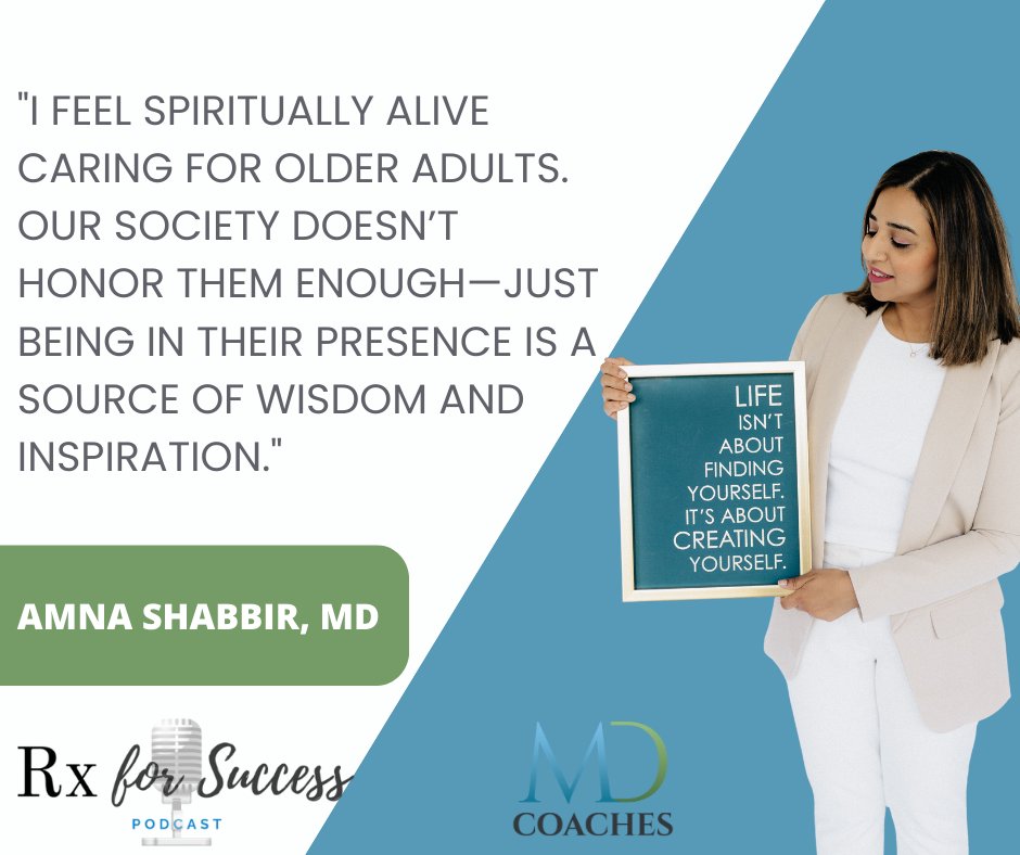This  ep w/ Dr. Amna Shabbir is 🔑 for healthcare pros:
• How she turned burnout into purpose
• Coaching tools to reclaim your why

"You can't be what you can't see."
Listen &amp; tag a colleague👇
🎧 mymdcoaches.com/podcast
#MedTwitter #PhysicianWellbeing