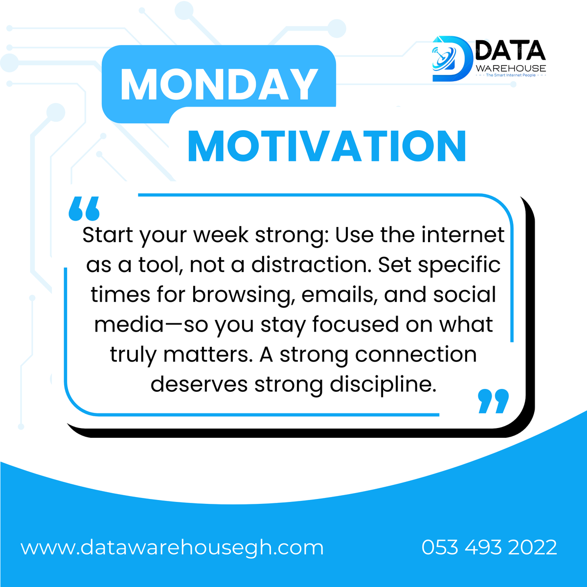 Datawarehousegh's tweet image. #MondayMotivation #datawarehousegh