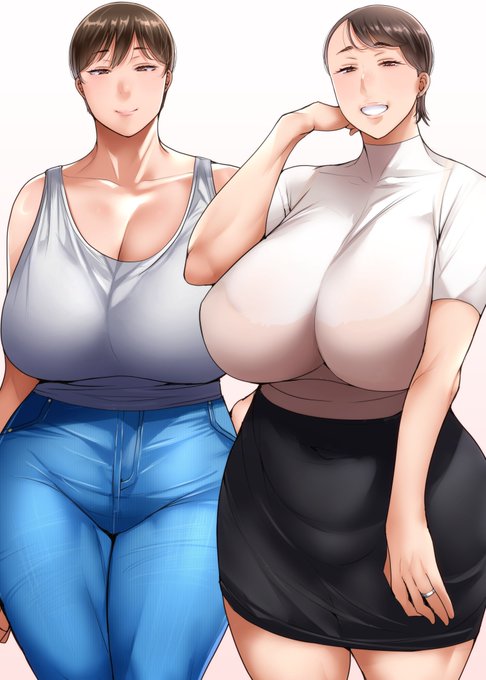 新作「おくさんありがとね♪」が発売されて間もないですが次回作のキャラクターはだいたいこんな感じ的なやつを描いたので投稿してみました☺️年内完成を目指します!💪🤤
あと現在発売中の新作の方も読んでみてくださいね😭 