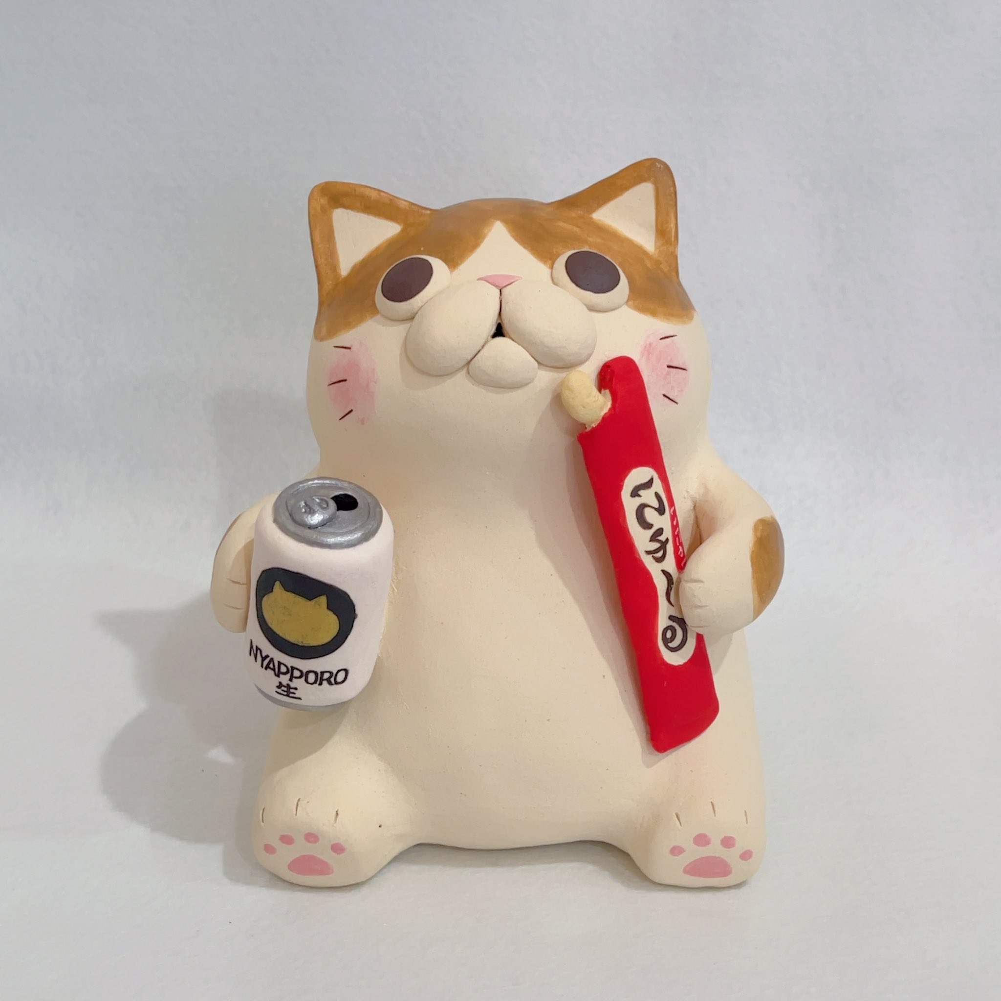 ネコ陶芸品 レトロ 加藤工芸 ネコ 陶器製 レトロ 貯金箱 約25.5cm - メルカリ