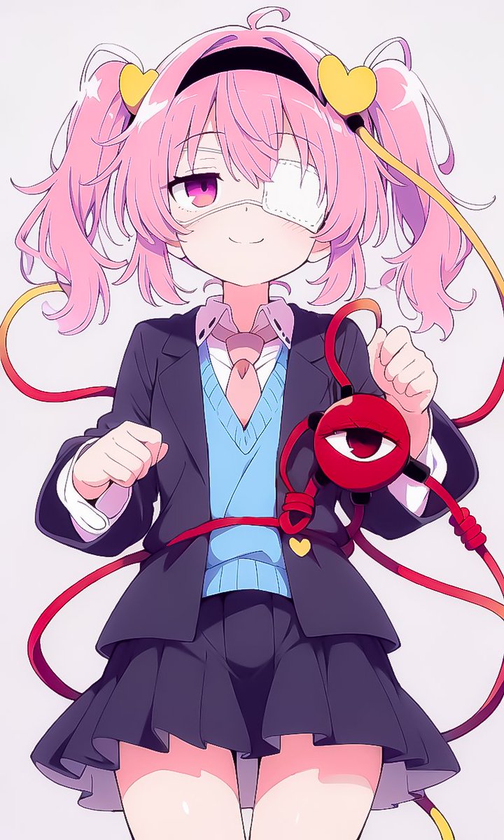 ツインテ眼帯さとり👁 #pixai #東方