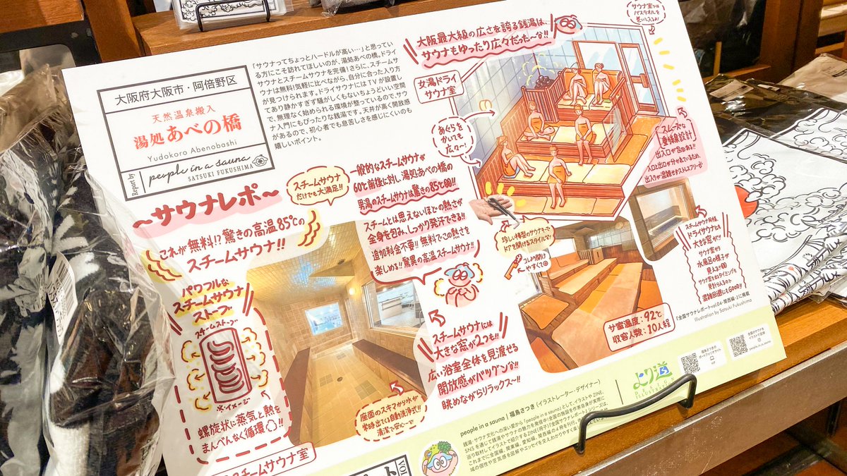 people-in-a-saunaさんの
サウナレポート特設コーナーもありました👀
湯処あべの橋さん、行って来ましたよ〜♨️