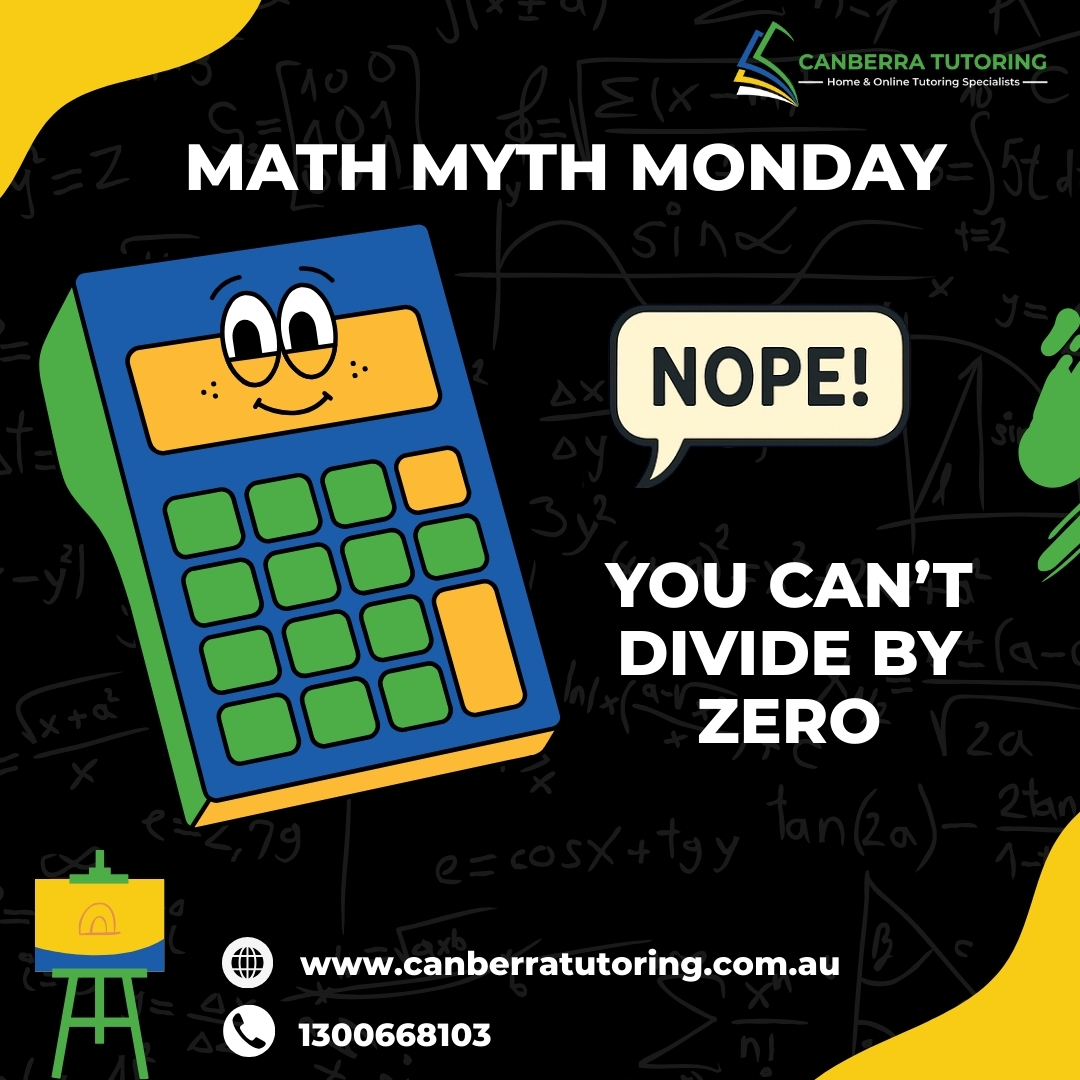 CanberraTutring's tweet image. 🚫➗0 = Impossible!
Math Myth Monday: You can’t divide by ZERO ❌
At Canberra Tutoring, we make tricky concepts easy &amp;amp; fun! 
👉canberratutoring.com.au | ☎️ 1300668103

#MathMythMonday #MathMadeEasy #TutoringLife #Education