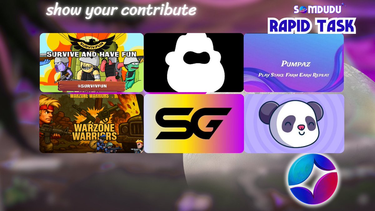 Somdudu (@somdu_du) on Twitter photo This week here are the projects that will have a lot of activities in the Somdudu community:
1οΈβ£ <a href="/SurvivFun/">Surviv Fun</a>
2οΈβ£ <a href="/SomniaPumpaz/">SomniaPumpaz</a>
3οΈβ£ <a href="/somegorillas/">Some Gorillas</a>
4οΈβ£ <a href="/somniaGames_/">Somnia Games</a>
5οΈβ£ <a href="/Chubzinft/">Chubzi π | Minting on 28th Aug on Somnia</a>
6οΈβ£ <a href="/_KultGames/">Kult Games</a>(Warzone Warriors)
Moreover, Special news of other projects will be added This week here are the projects that will have a lot of activities in the Somdudu community:
1οΈβ£ <a href="/SurvivFun/">Surviv Fun</a>
2οΈβ£ <a href="/SomniaPumpaz/">SomniaPumpaz</a>
3οΈβ£ <a href="/somegorillas/">Some Gorillas</a>
4οΈβ£ <a href="/somniaGames_/">Somnia Games</a>
5οΈβ£ <a href="/Chubzinft/">Chubzi π | Minting on 28th Aug on Somnia</a>
6οΈβ£ <a href="/_KultGames/">Kult Games</a>(Warzone Warriors)
Moreover, Special news of other projects will be added
