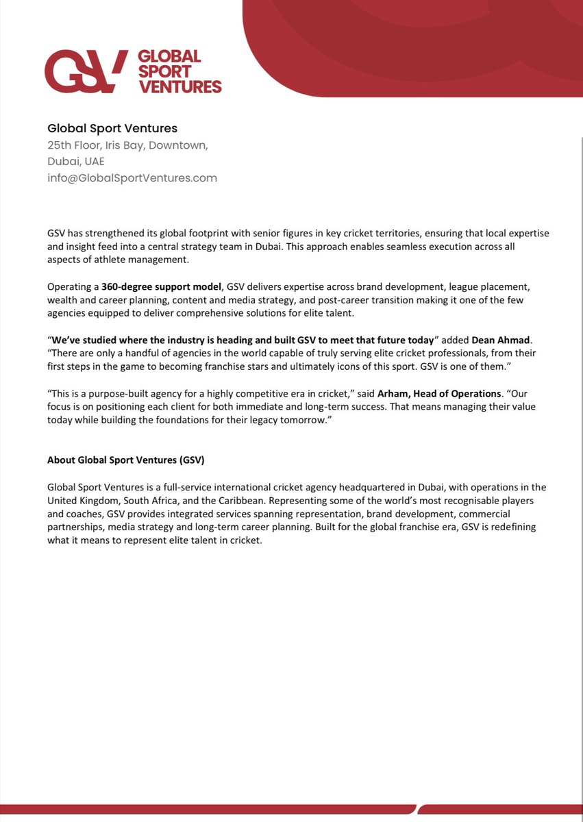 GlobalSportVentures tweet media