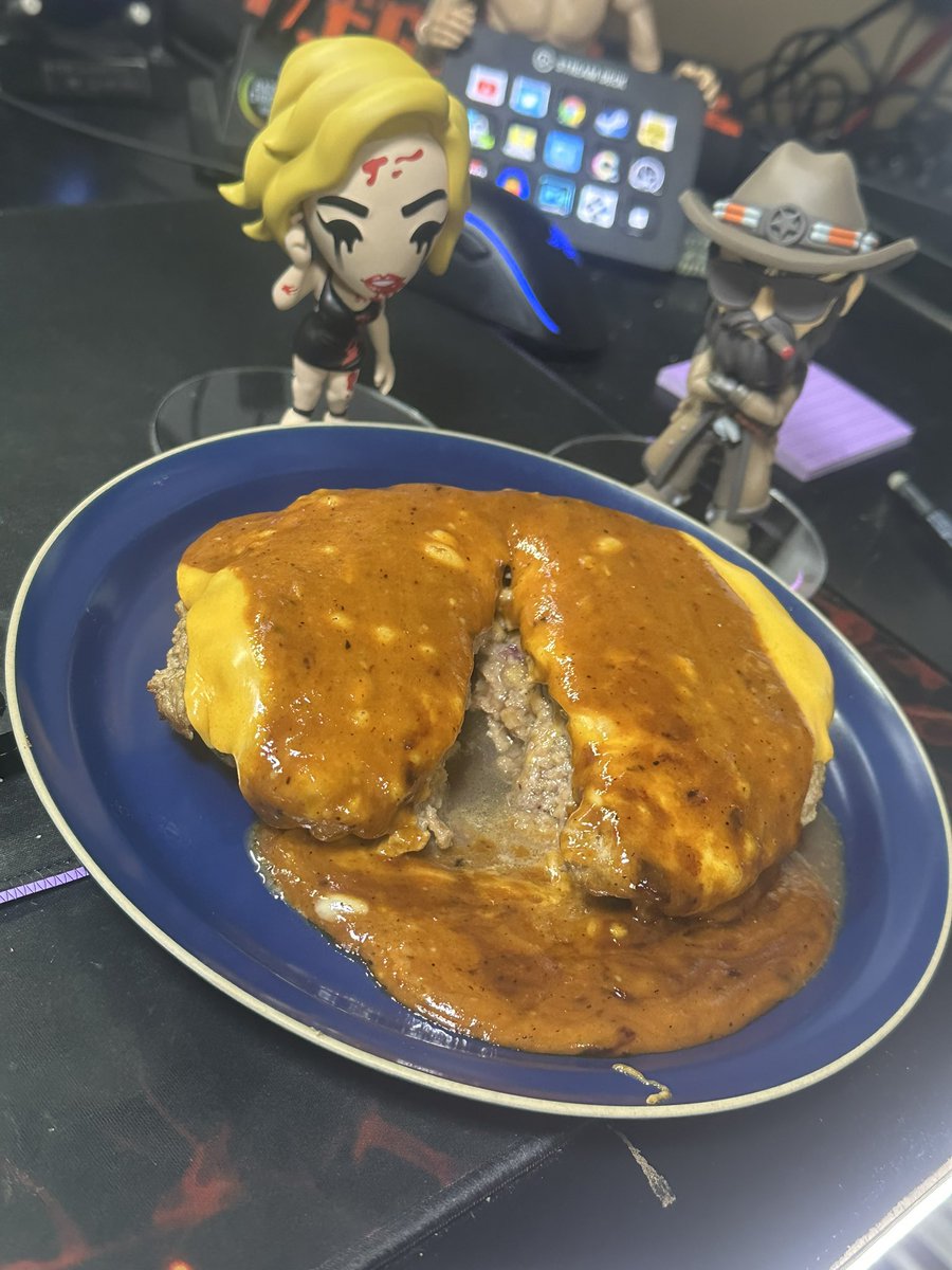巨大ハンバーグ作った