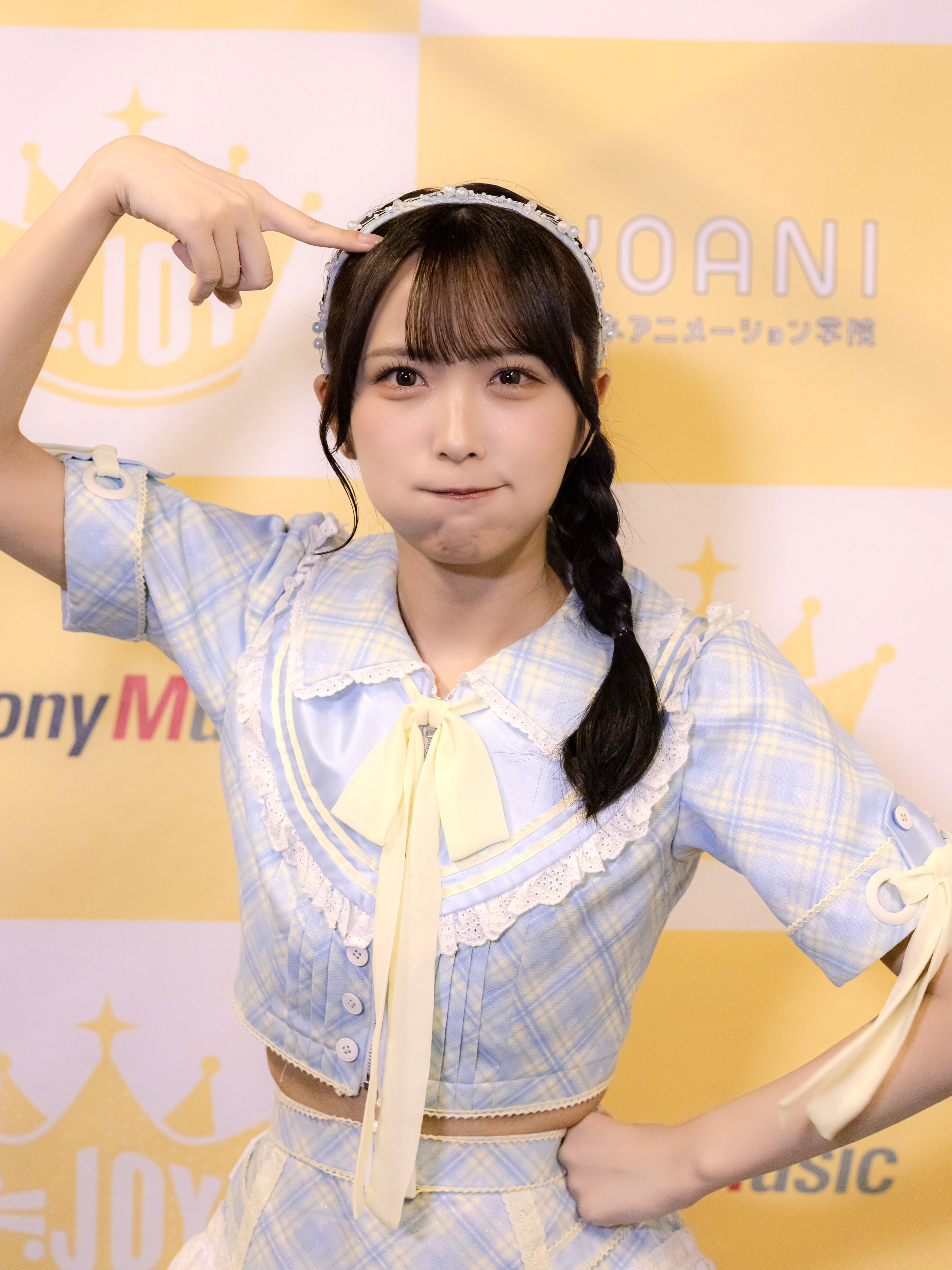 ≒JOY 逢田珠里依 生写真 3周年コンサート衣装 チュウ 直筆