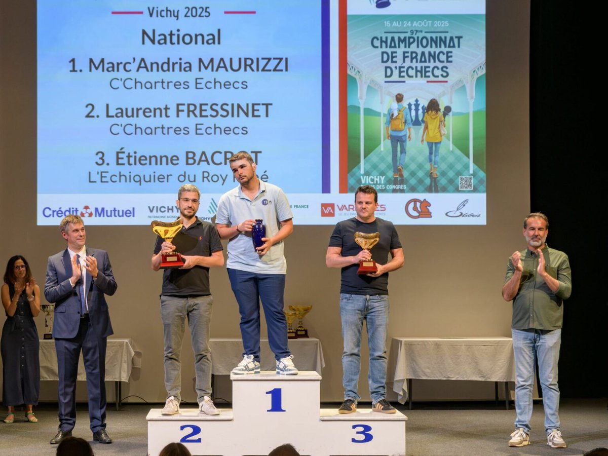 Liguepacaechecs's tweet image. La Ligue PACA brille au Championnat de France d’échecs à Vichy

@escafrestephane @ffechecs @Liguepacaechecs @jbmullon @EloiRelange @LaurieDelorme12 @marseille @aixmaville @JRapaire