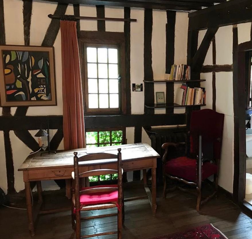 Some mornings I look at this desk and see it—my John, older, penning his blog here. And the thought brings me peace.