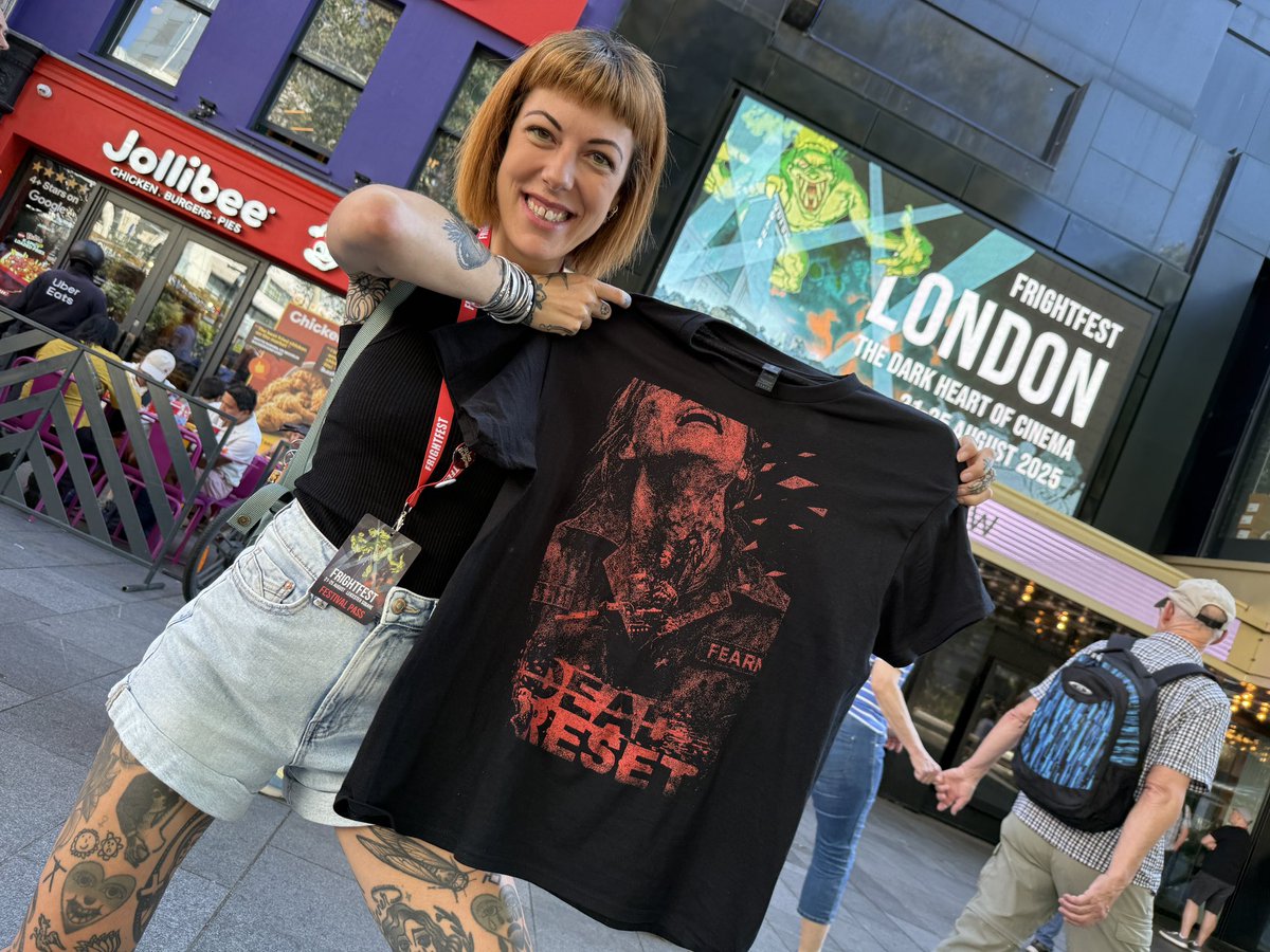 Dead Reset shirt spotted at <a href="/FrightFest/">FrightFest</a> 😈📽️ Can we find more? 👀 <a href="/WalesInter/">Wales Interactive</a>