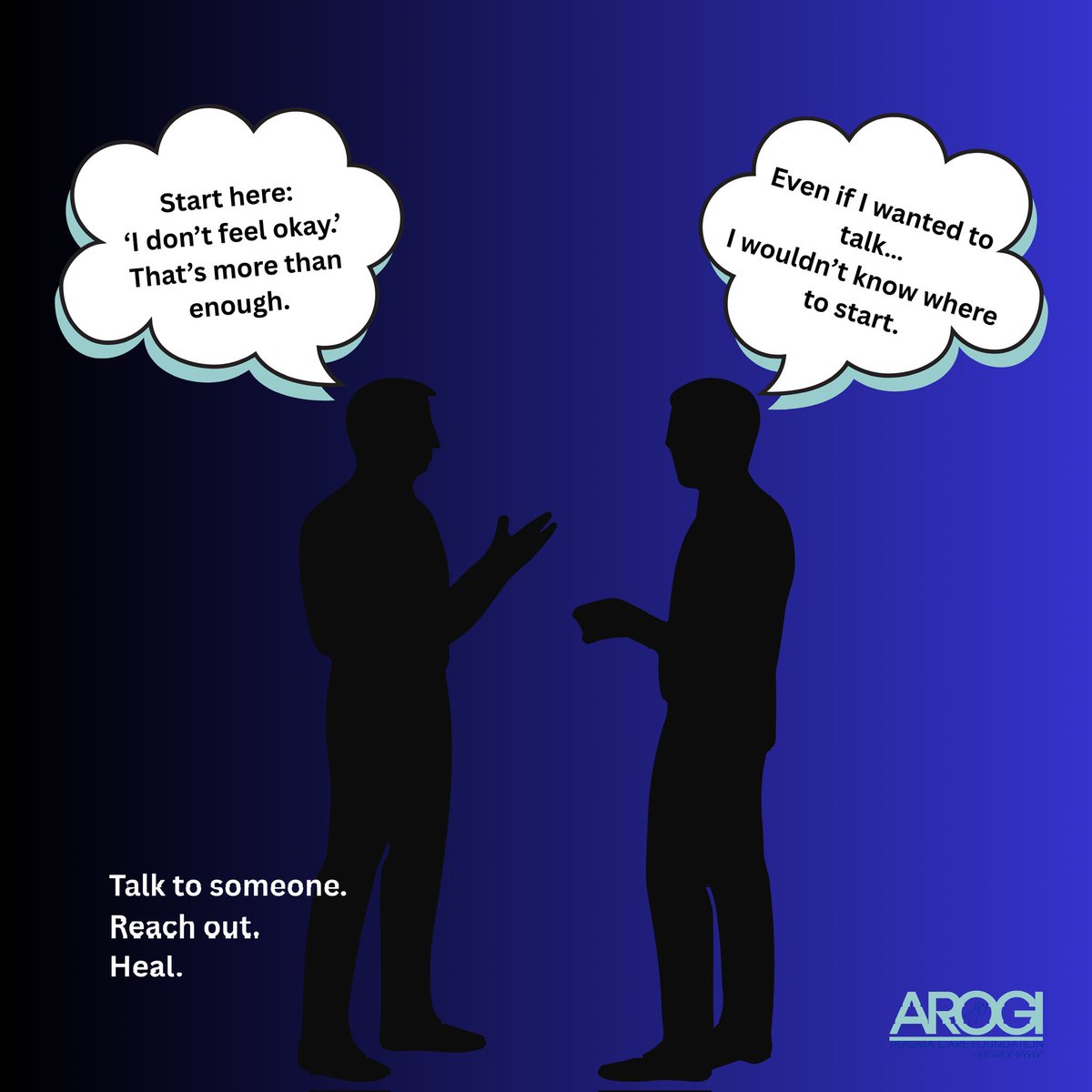 arogifoundation's tweet photo. Real strength isn’t staying silent.

This #menstalkmonday we're reminding men everywhere: it’s okay to be vulnerable, to speak up, and to ask for help.

Seeking support doesn’t make you weak. It makes you human. 

#monday #mentalhealth #menstalkmonday #menstalk #arogifoundation https://t.co/5aAGe3YZ1D