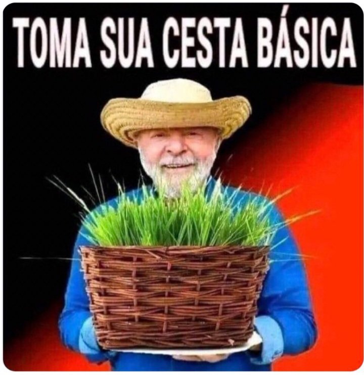 RizzoESBR's tweet photo. @PedroVoge Zurrou tanta besteira que merece uma cesta básica #idiotaútil https://t.co/MZKjo7UcEx