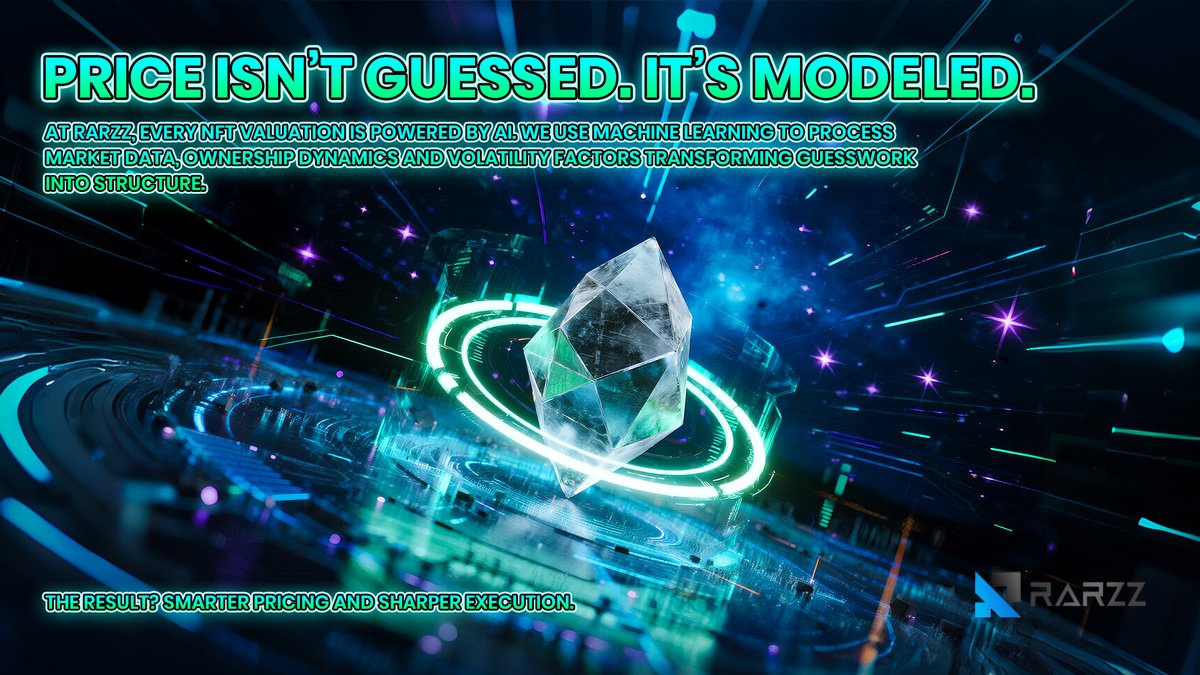 rarzz_1's tweet image. 🧠 Valuation shouldn’t feel like roulette.
🌐 On Rarzz, it’s engineered.
🤖 Our AI analyzes behavior, scarcity and fluctuation, to bring real-time clarity to NFT pricing.
📈 Know the value. Move with conviction.
🔗 rarzz.com

#Rarzz #AIValuation #NFTAnalytics