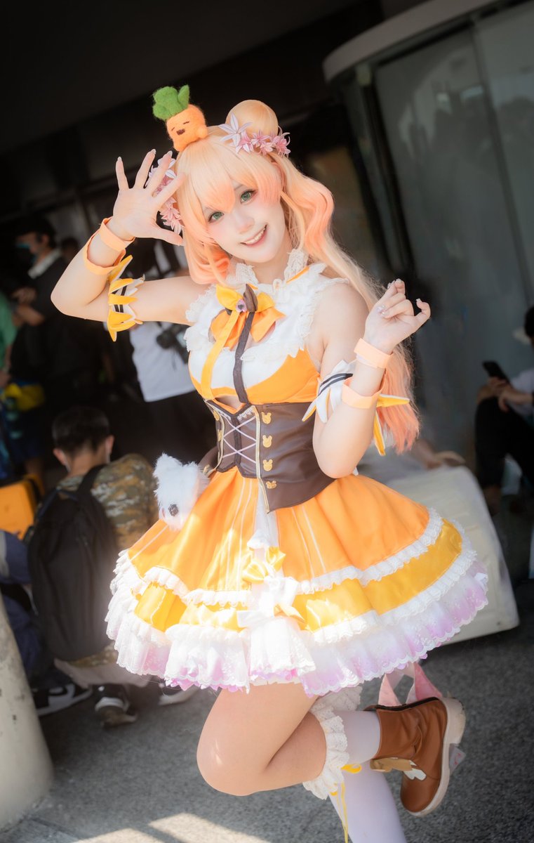 こんねね(ﾉ˶&gt;ᗜ​&lt;˵)ﾉ🧡
Photo thx/ <a href="/Totomo_Nekko/">TTM</a>
#FF45 #台湾FF45 
#ねねアルバム #コスプレ