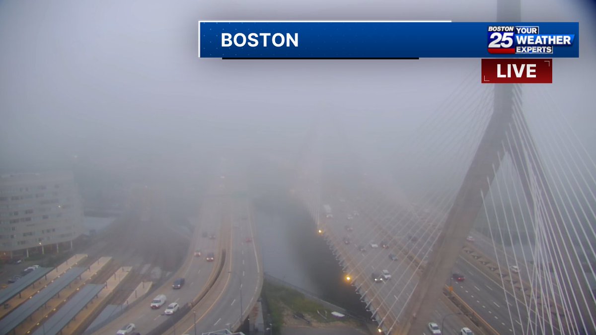 Shiri Spear (@shirispear) on Twitter photo FOGGY start in #Boston this morning - visibility should improve around 8 AM. <a href="/boston25/">Boston 25 News</a> FOGGY start in #Boston this morning - visibility should improve around 8 AM. <a href="/boston25/">Boston 25 News</a>