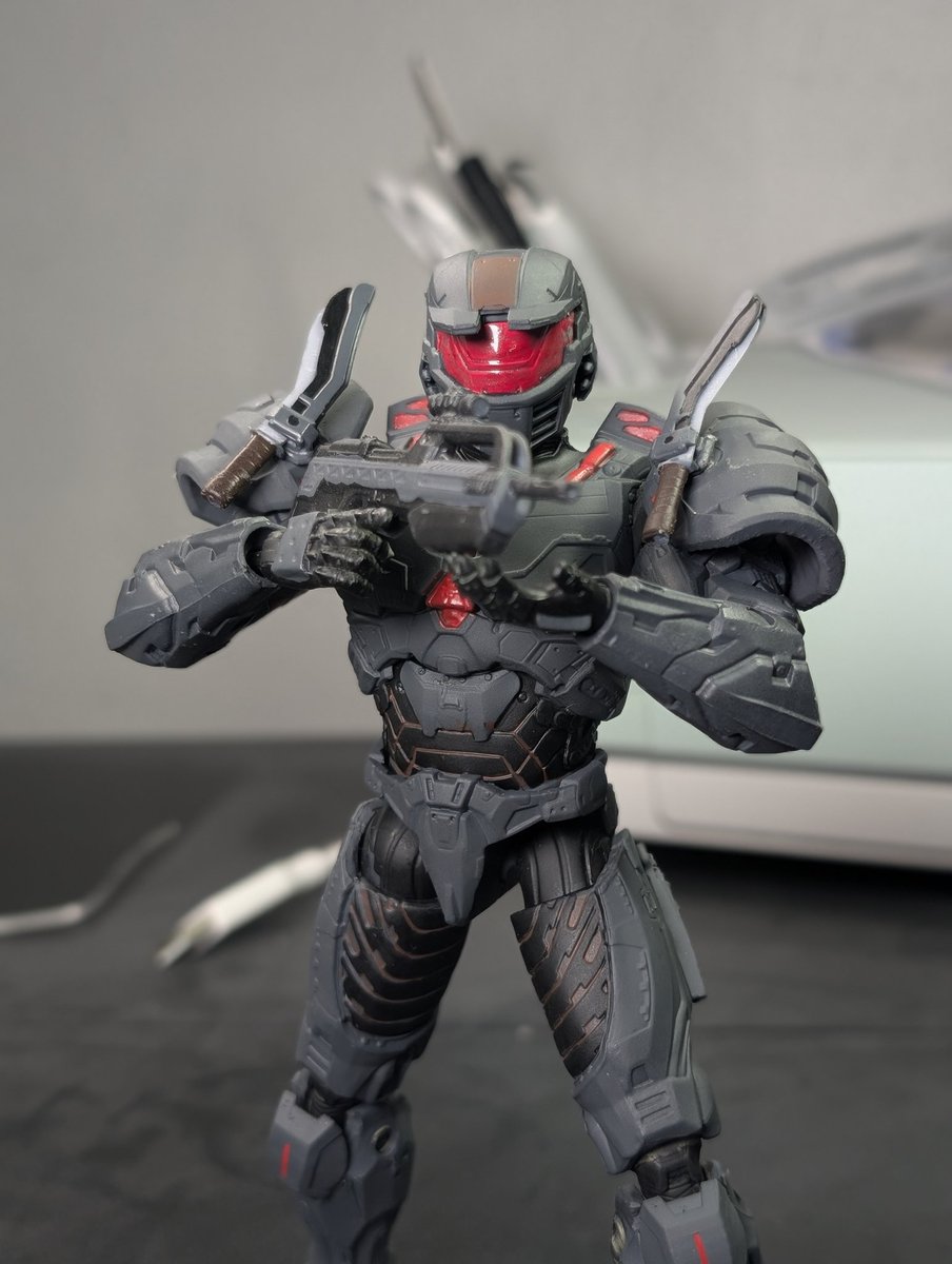 HOIDA247's tweet image. Finished another MK 4 for someone on Etsy.

Parts by me.
Painted by me.

#Halo #halocommunity #HaloSpotlight