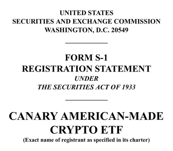 🔴ROVER: Canary presenta richiesta per un ETF crypto Made-in-America basato su criptovalute statunitensi.
