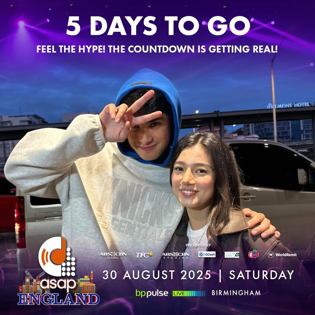 From counting down the months, to counting down the days, to finally counting down the hours. We can’t wait to see you Donny and Belle! 

Safe skies!

LonDONBELLE BOUND 

#DonBelle 
#DonnyPangilinan | #BelleMariano