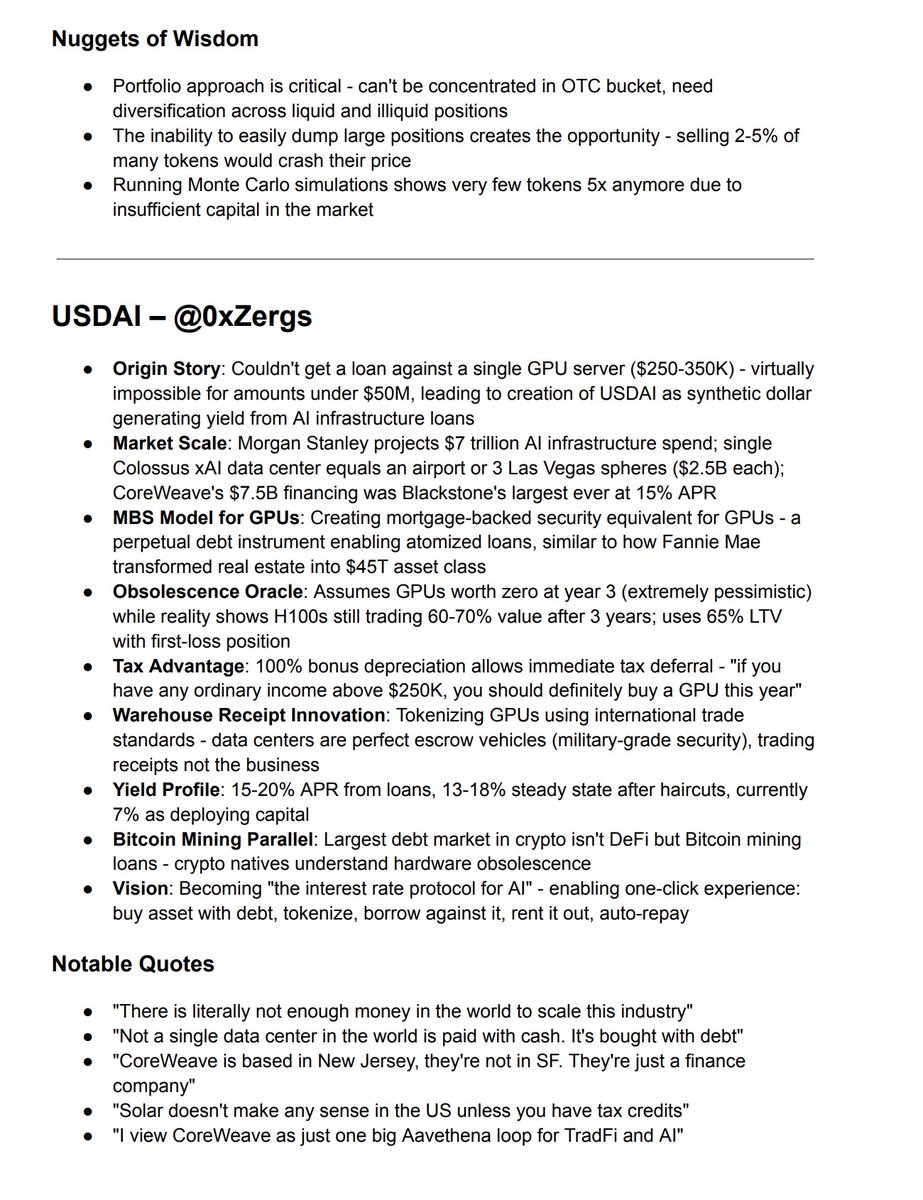 USDAI の起源と特徴の要約